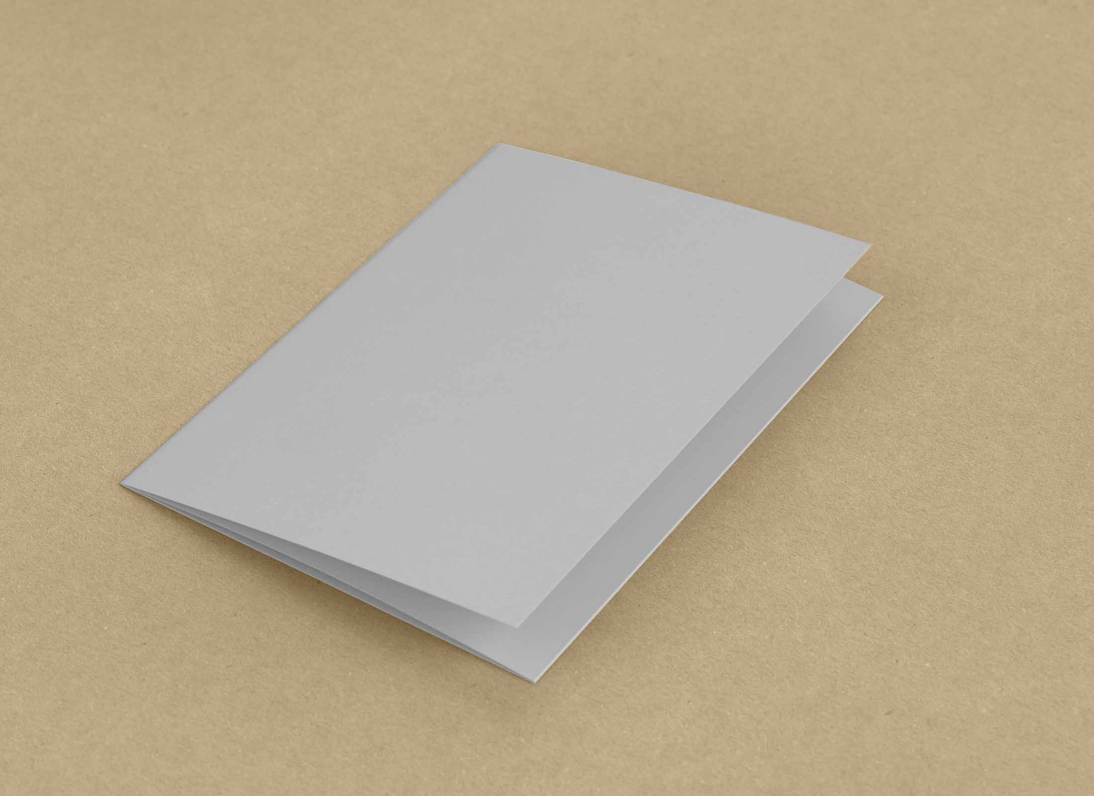 折页封面设计ps样机效果