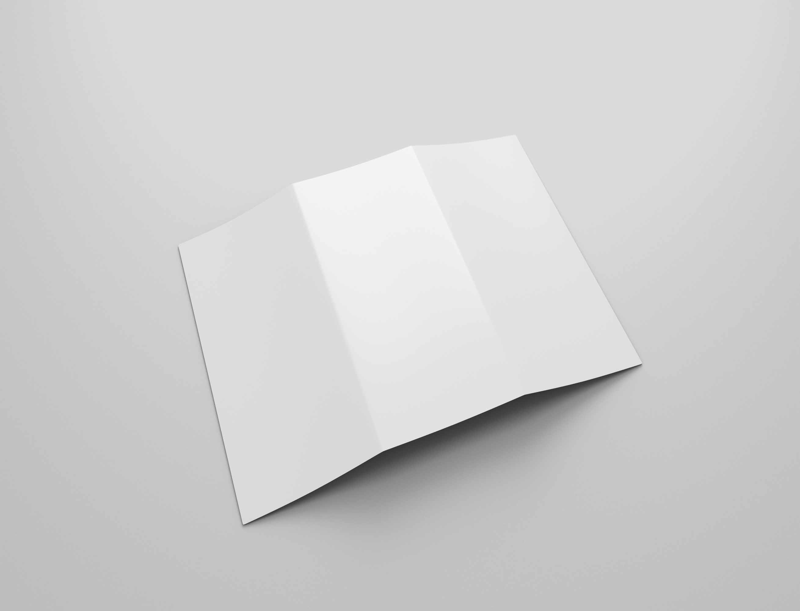 折页展示psd样机素材下载