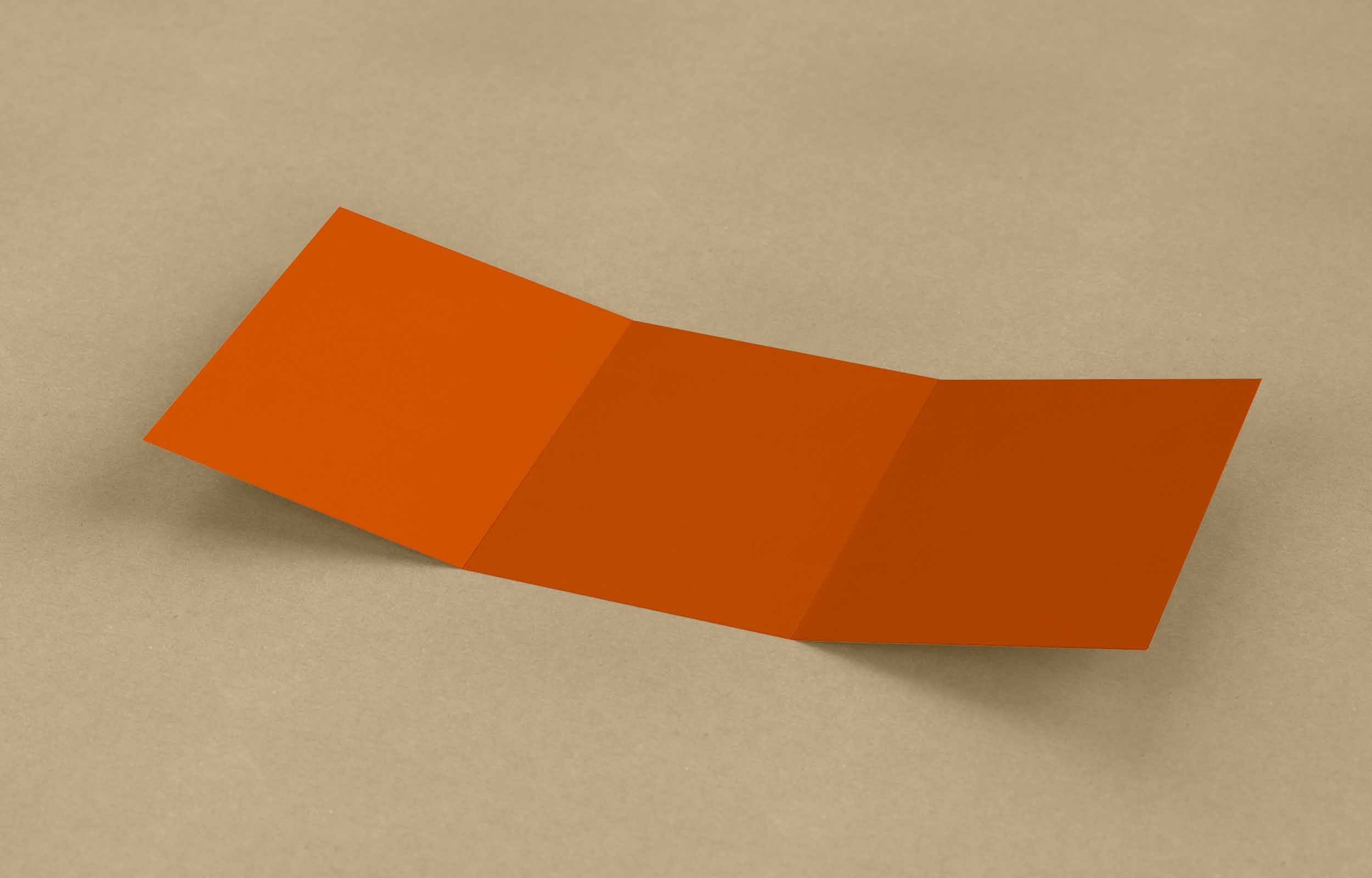 折页广告设计ps样机模型