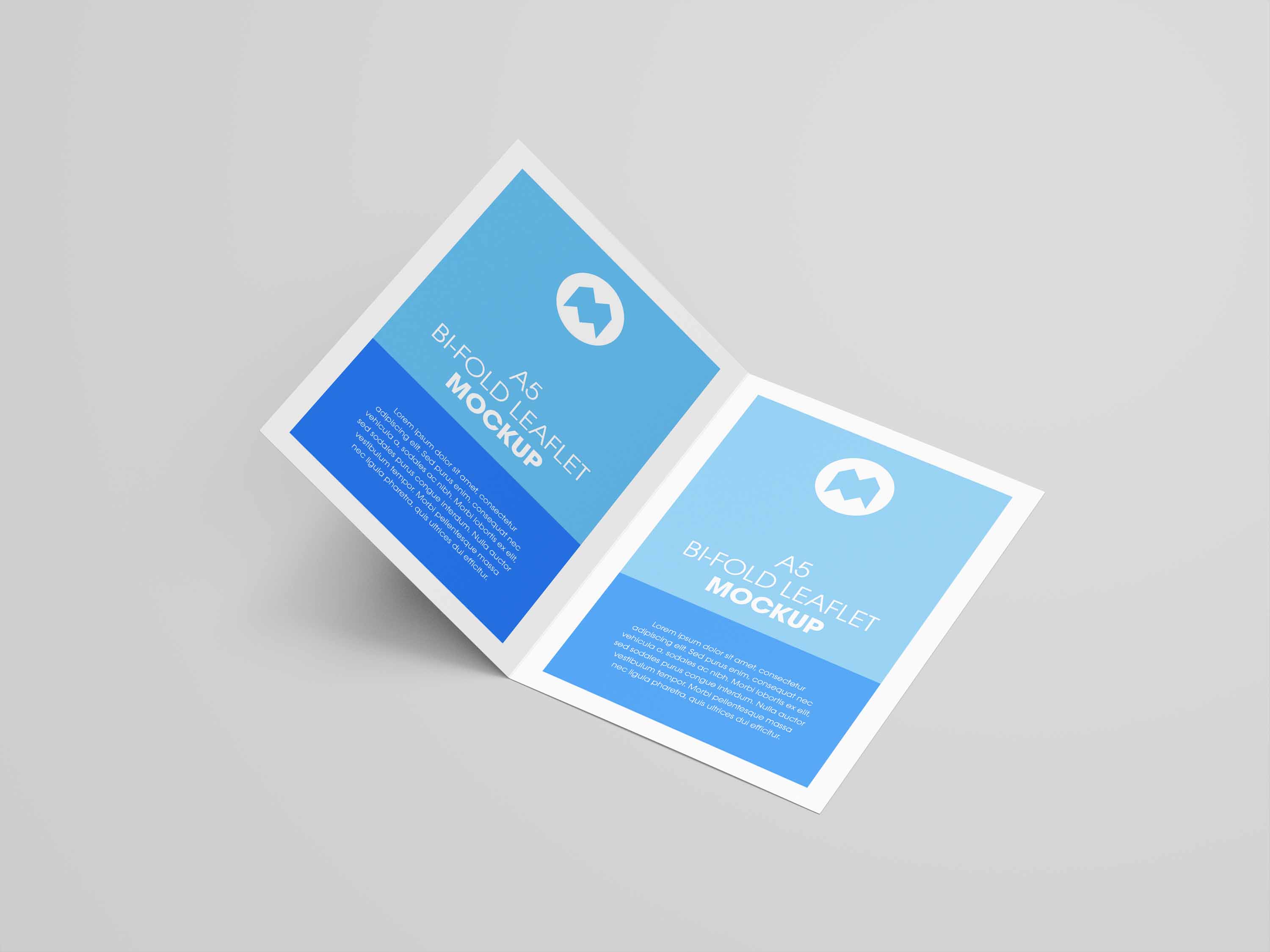 折页排版设计psd贴图