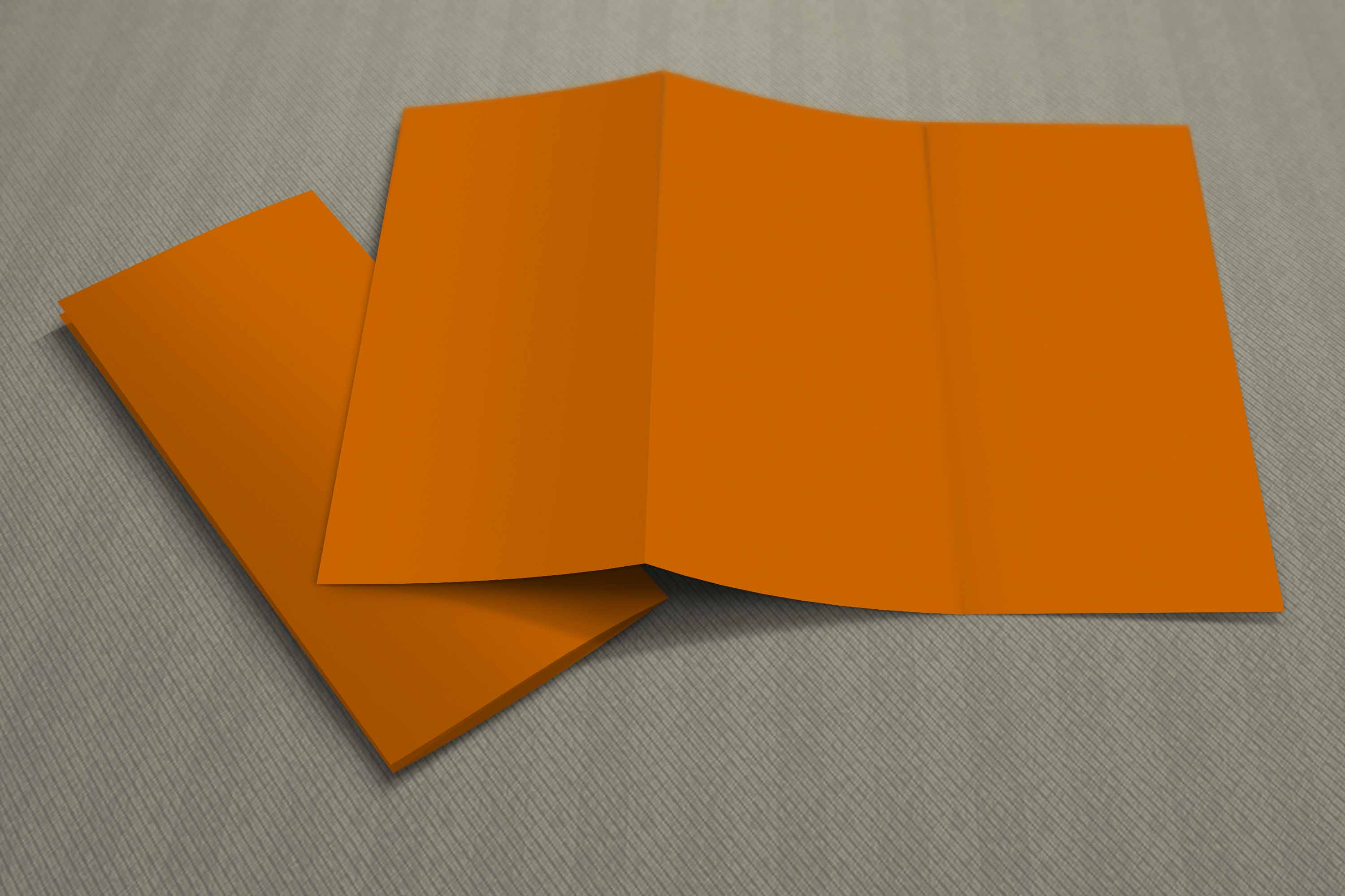 折页设计定稿ps样机