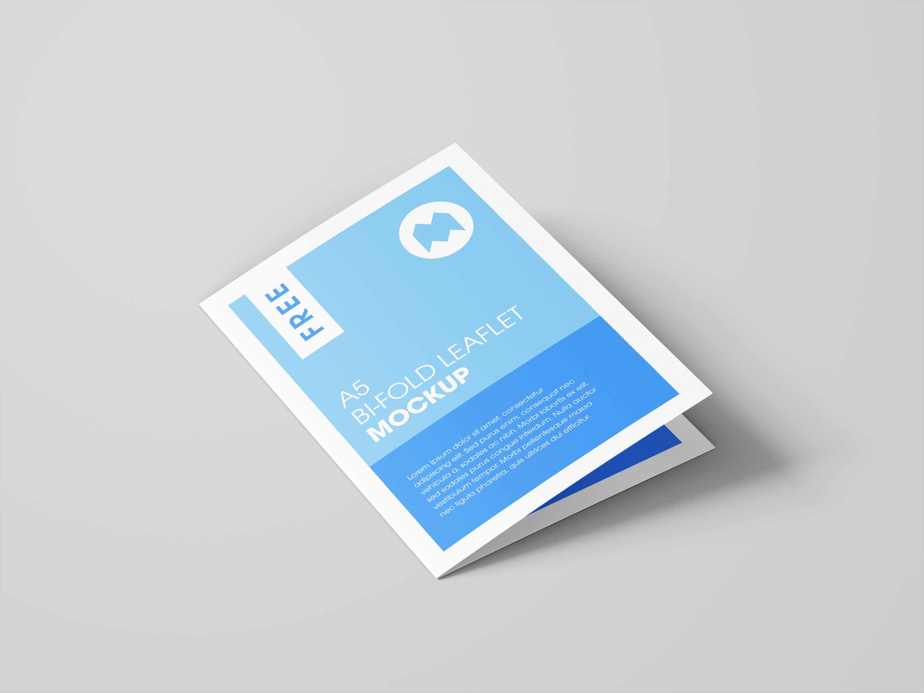 折页设计展示ps样机