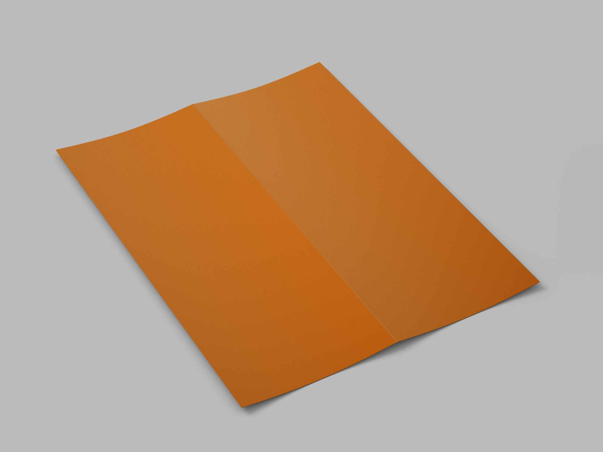 折页设计效果psd样机模型