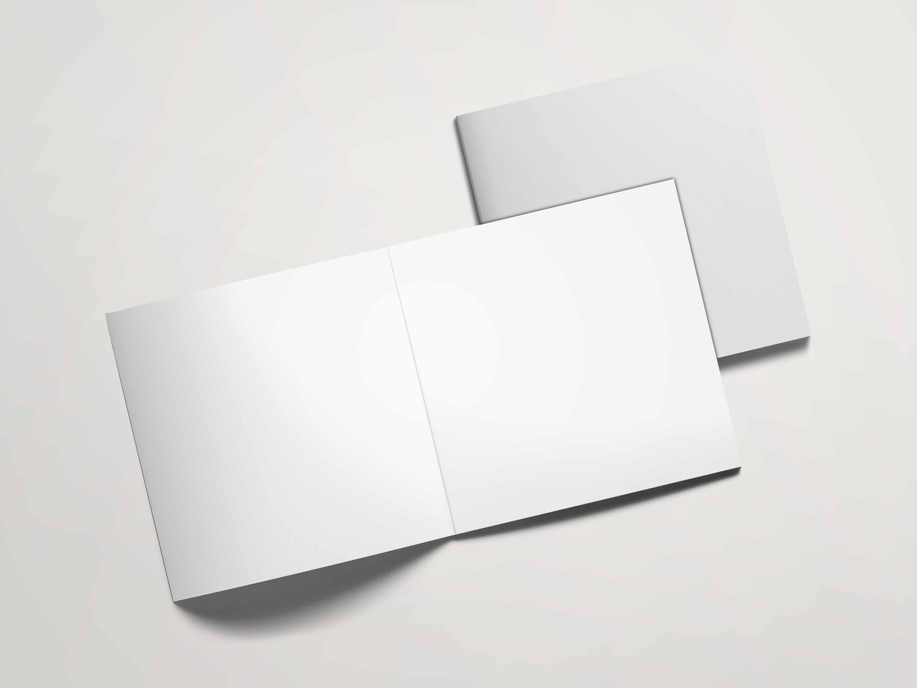 方型折页提案ps样机