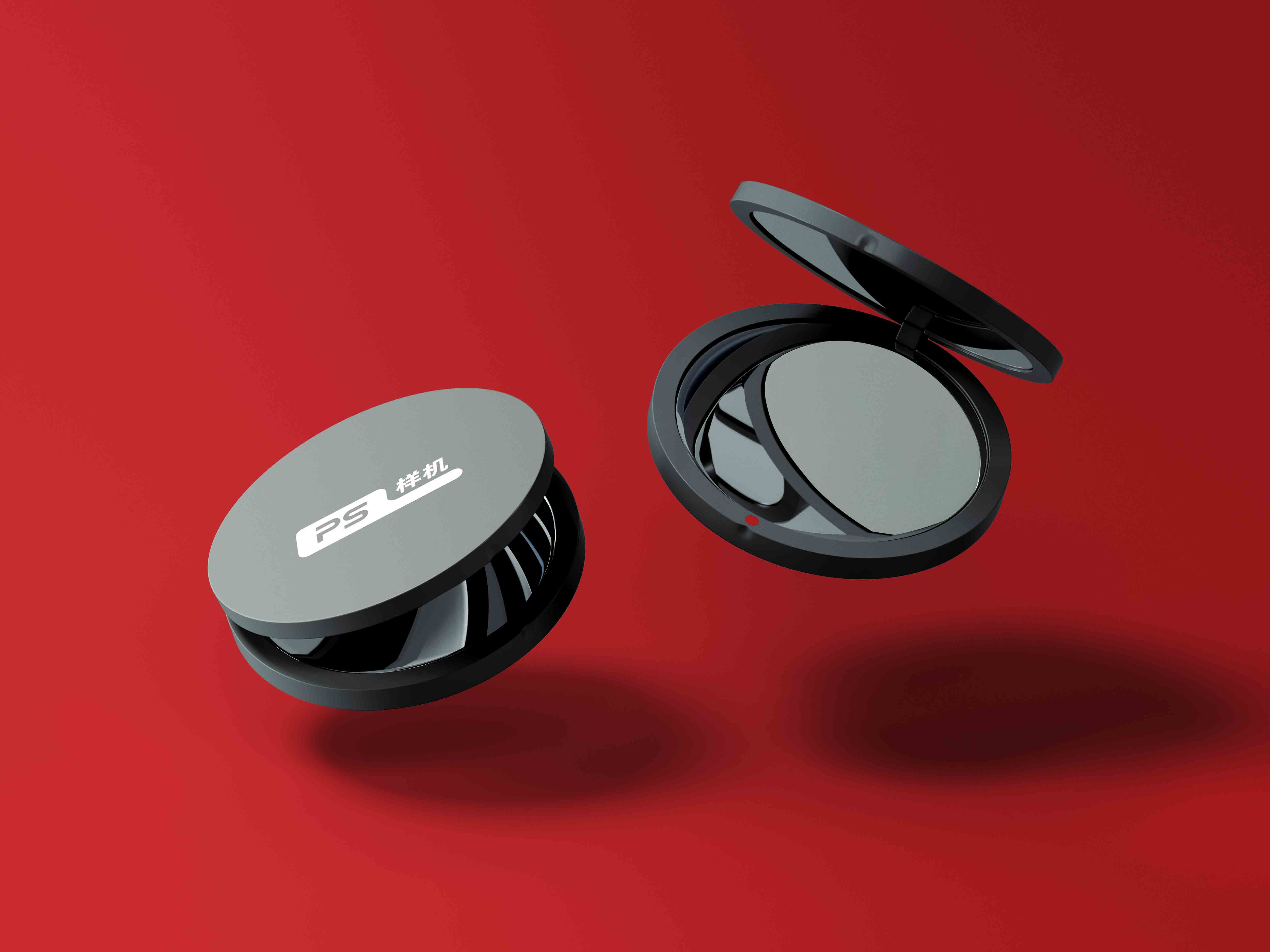 便携式镜片VI设计样机PSD模板