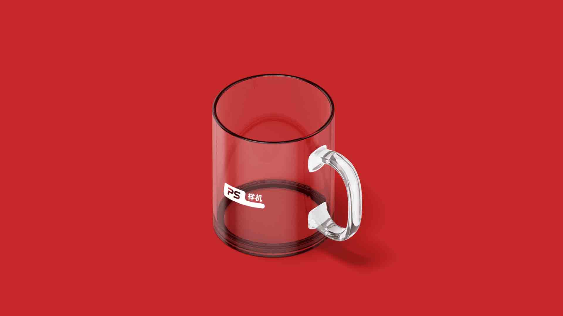透明水杯VI设计样机PSD模板