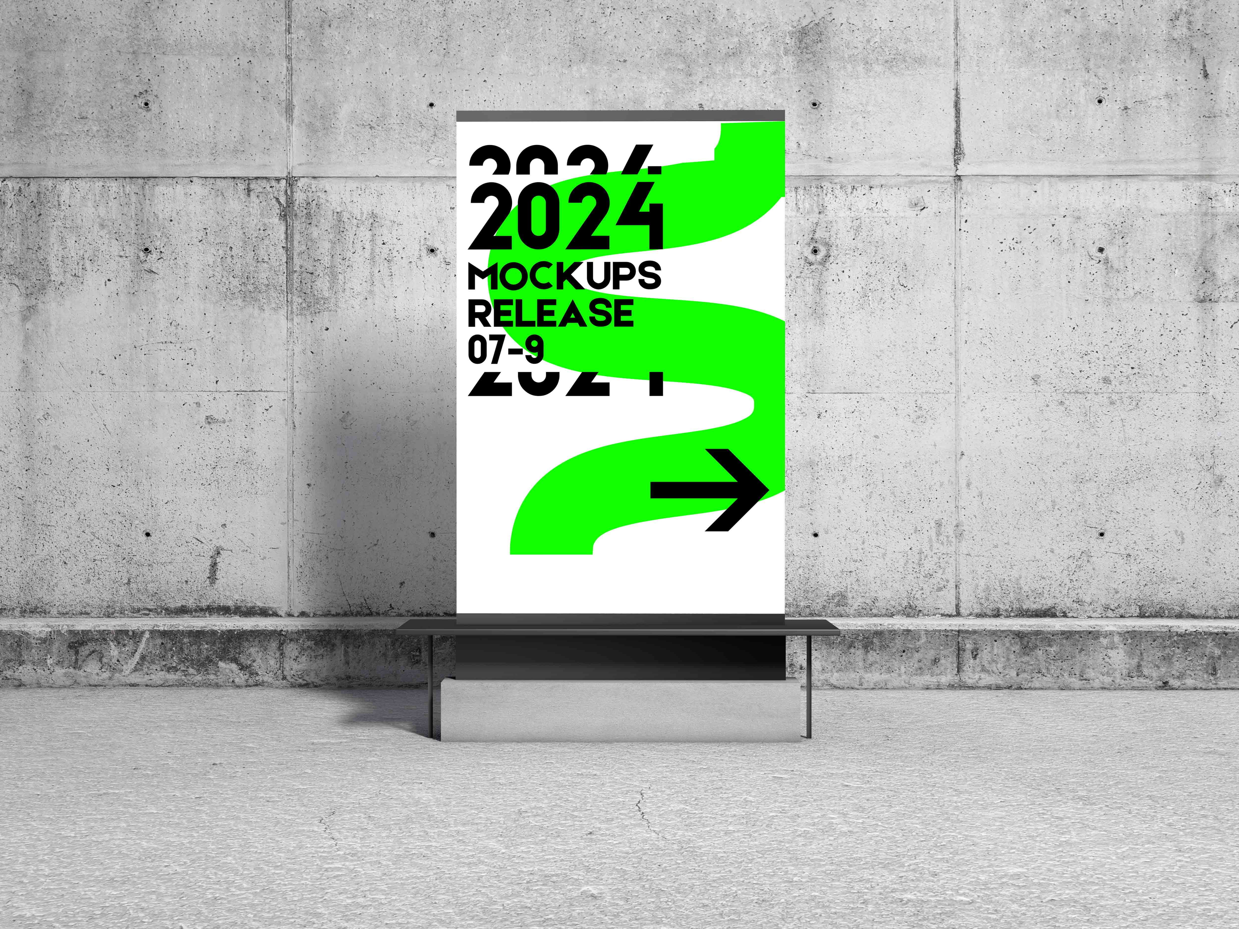 指示牌效果图设计PS样机