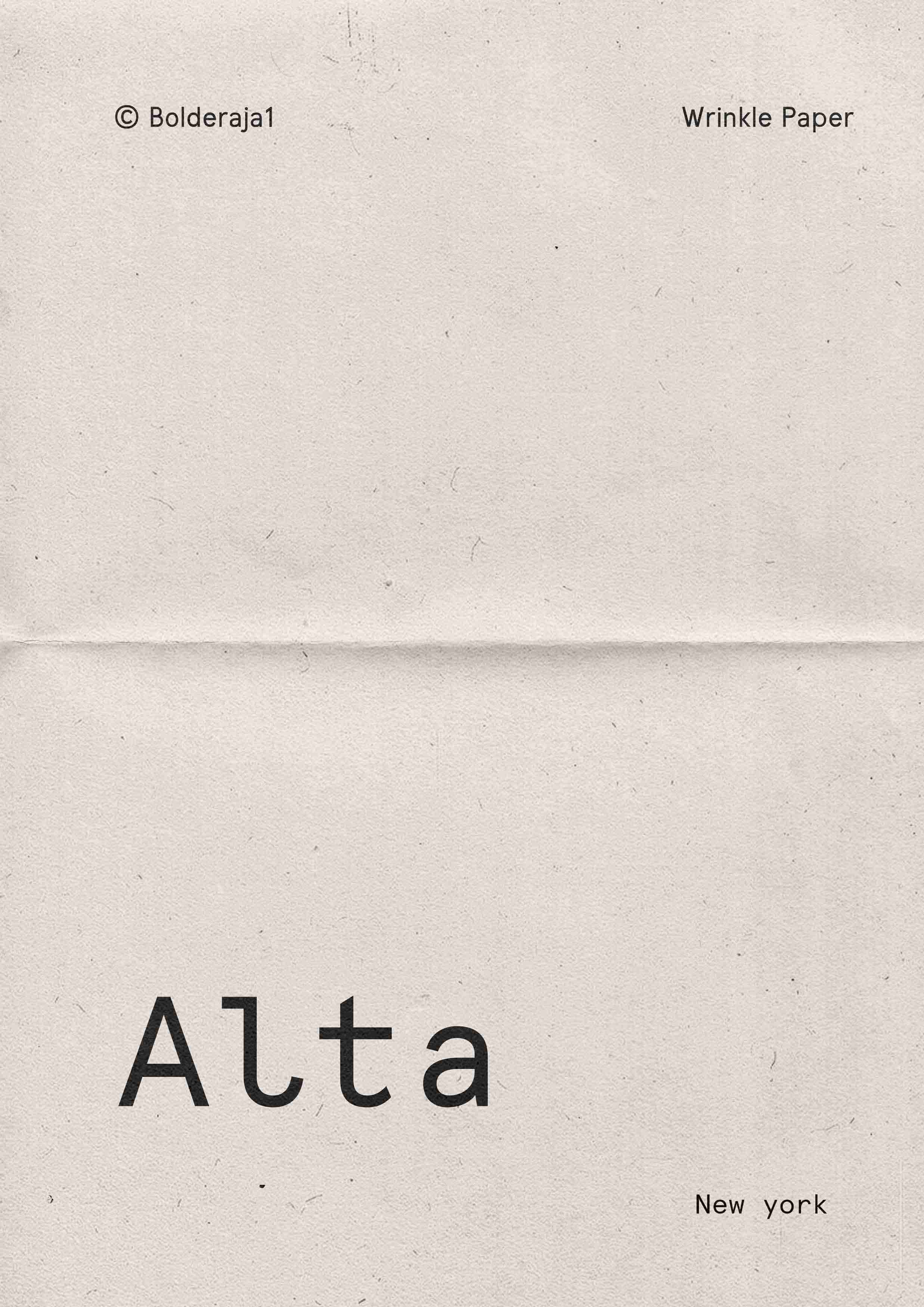 A4对折褶皱效果图ps样机