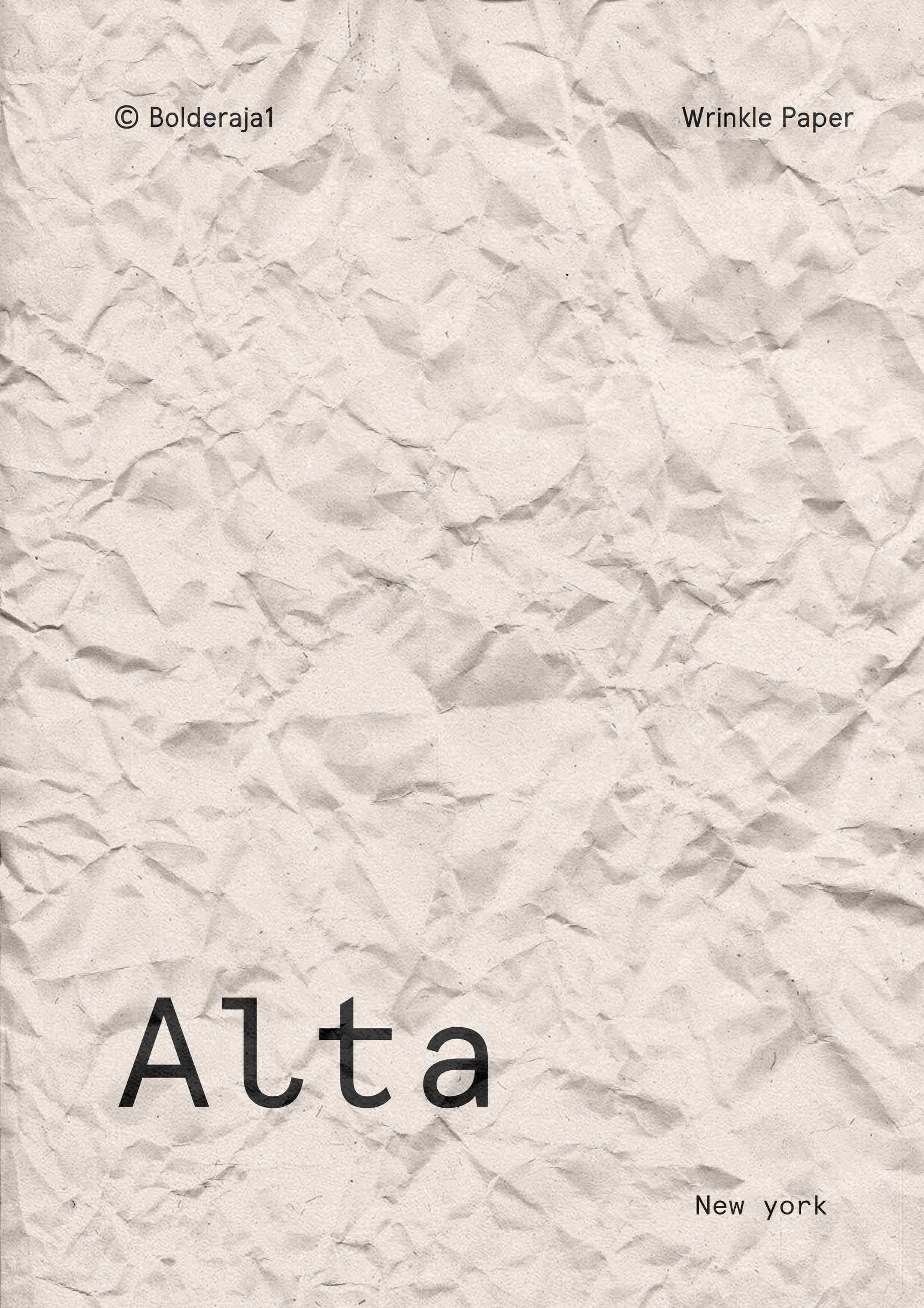 A4纸褶皱效果ps样机