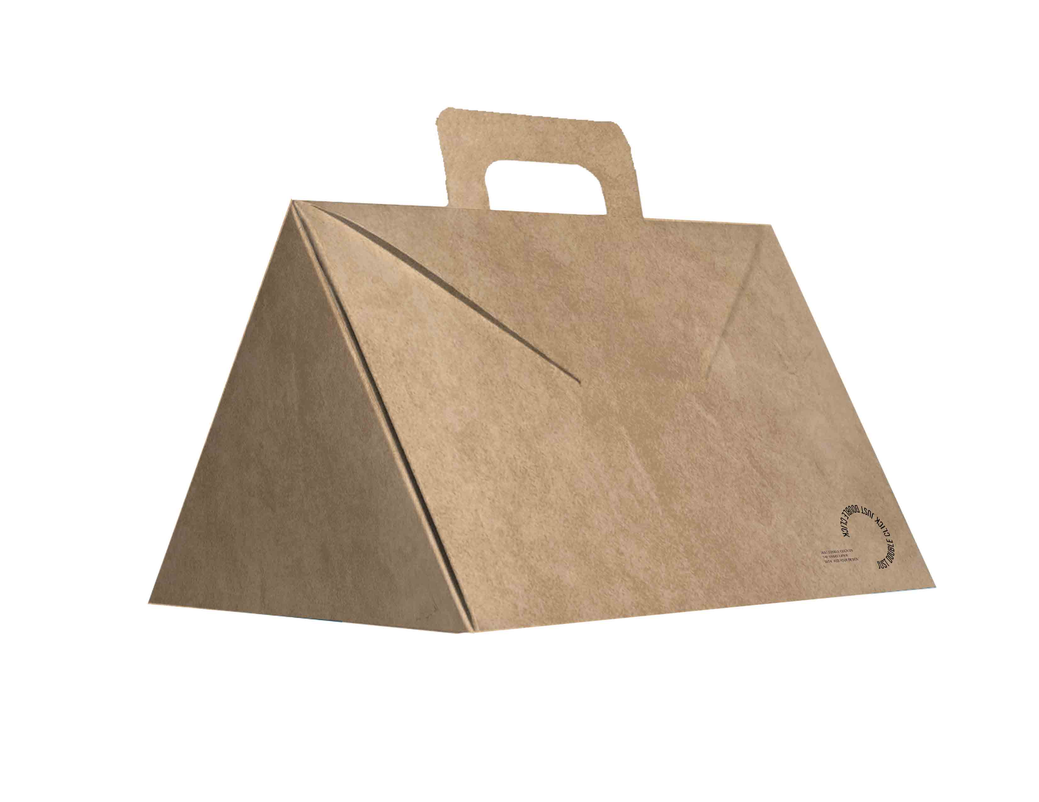 三角对称异形礼盒ps样机素材