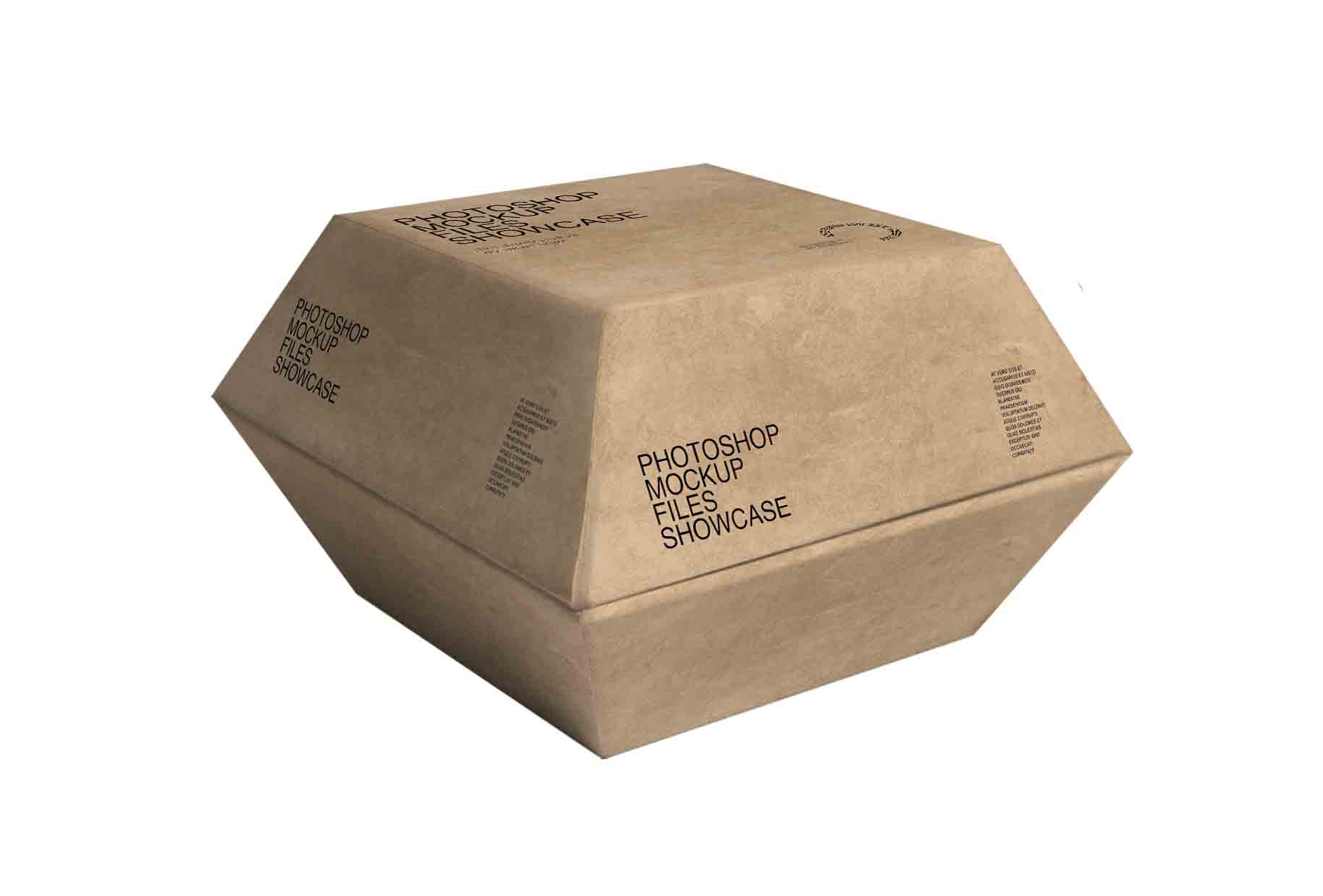 堡垒型异形礼盒ps样机