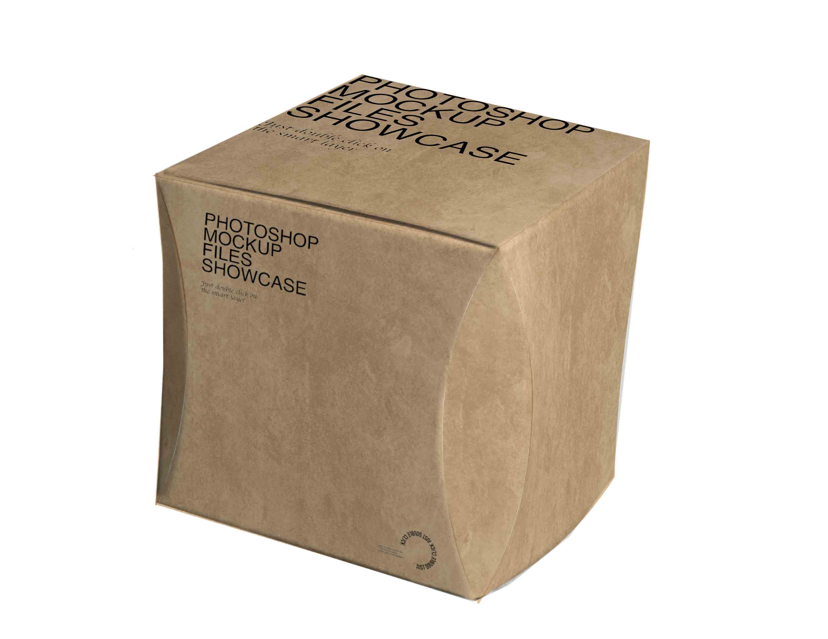 多边形异形礼盒设计psd样机