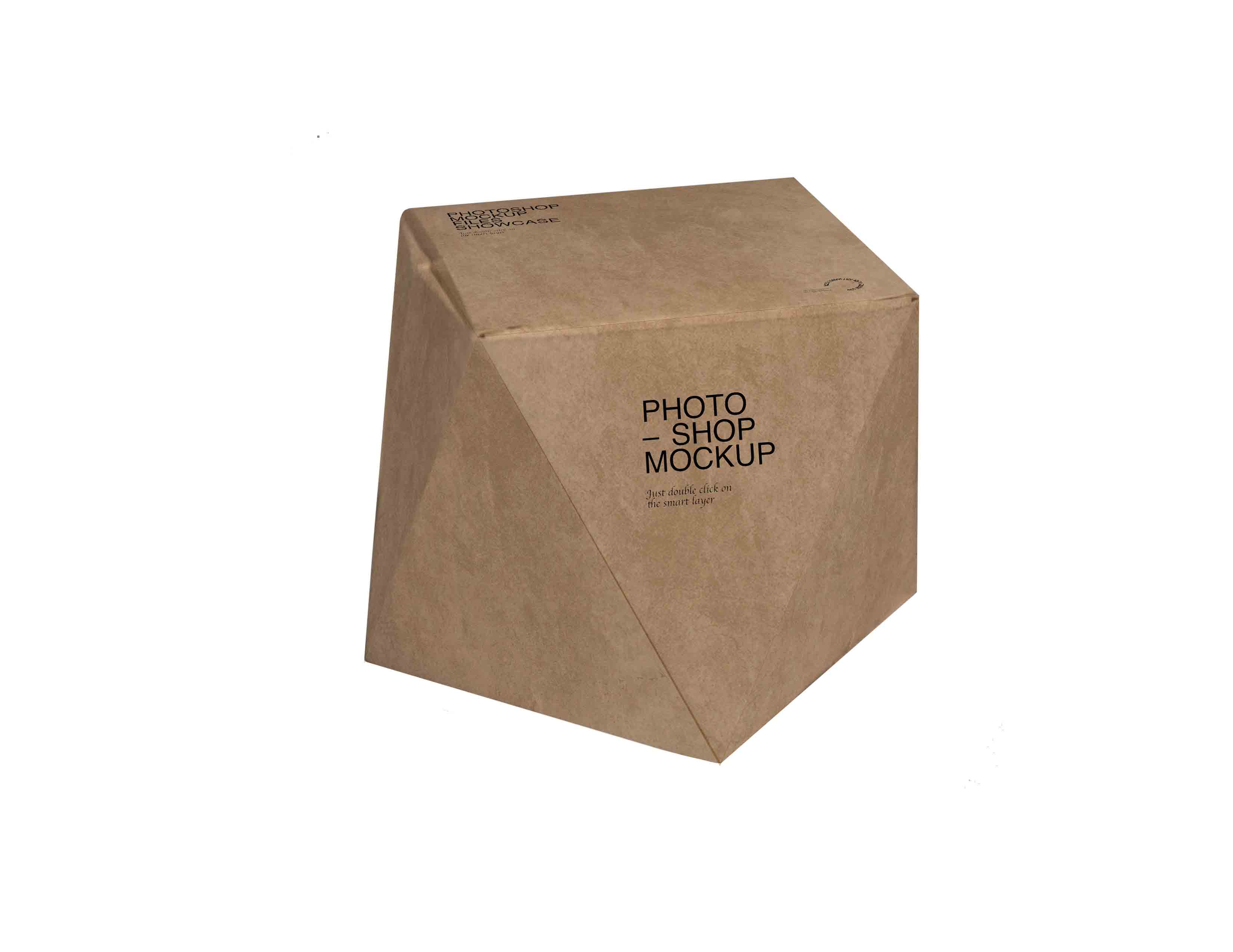 异形礼盒包装箱ps样机素材下载