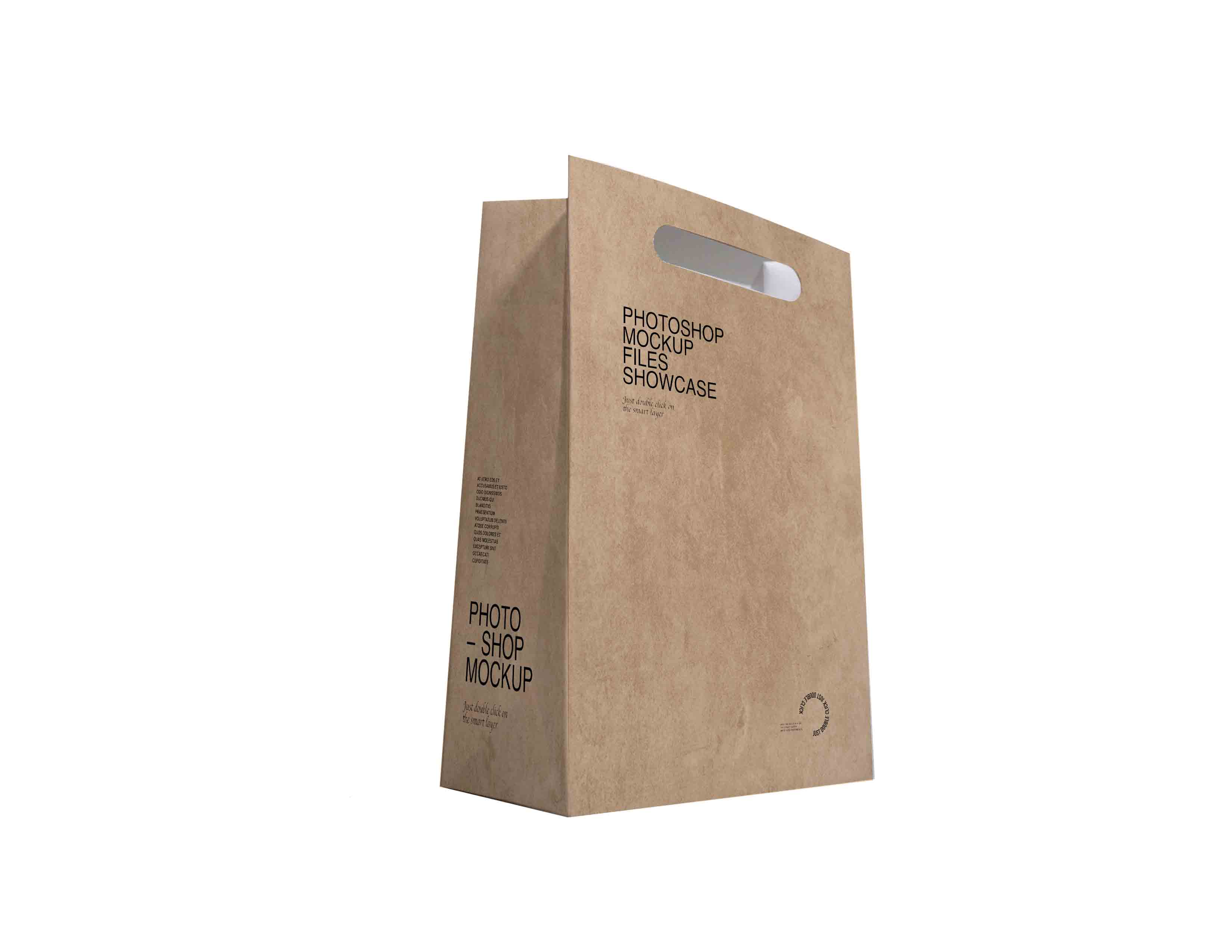 手提袋异形礼盒ps样机素材