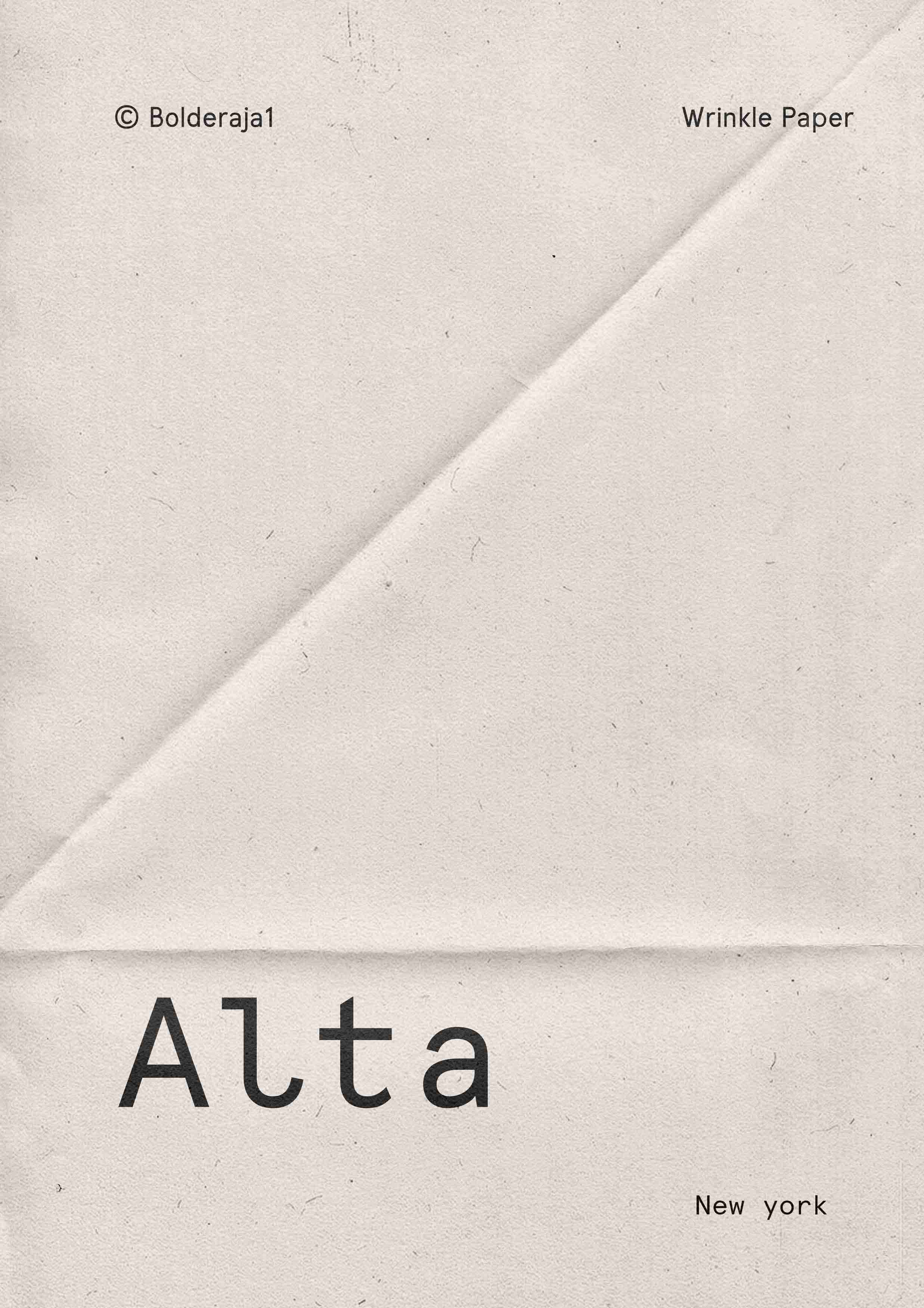 海报对折效果图psd样机模板