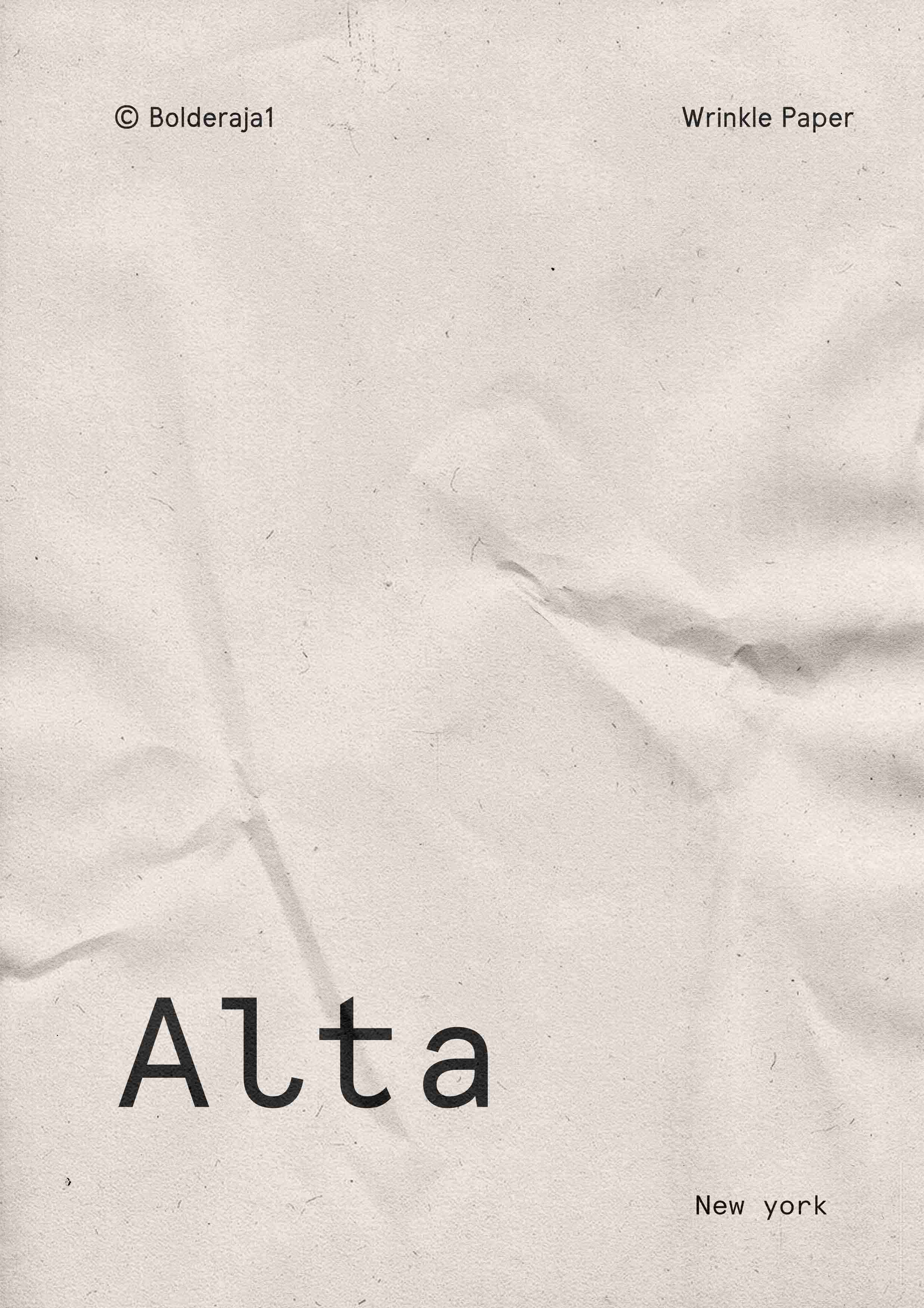 竖版海报褶皱样机