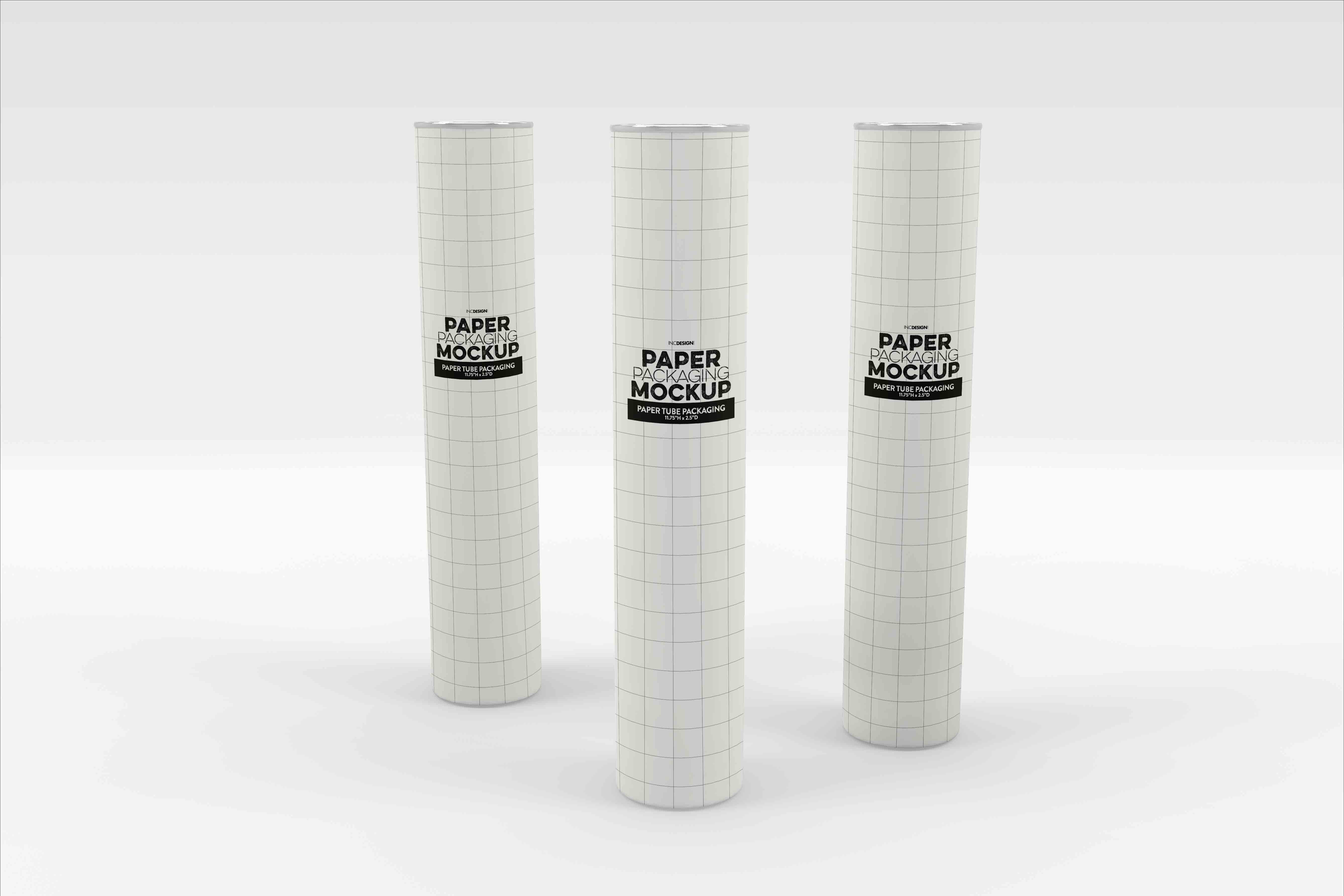 筒装外包装设计ps样机模板