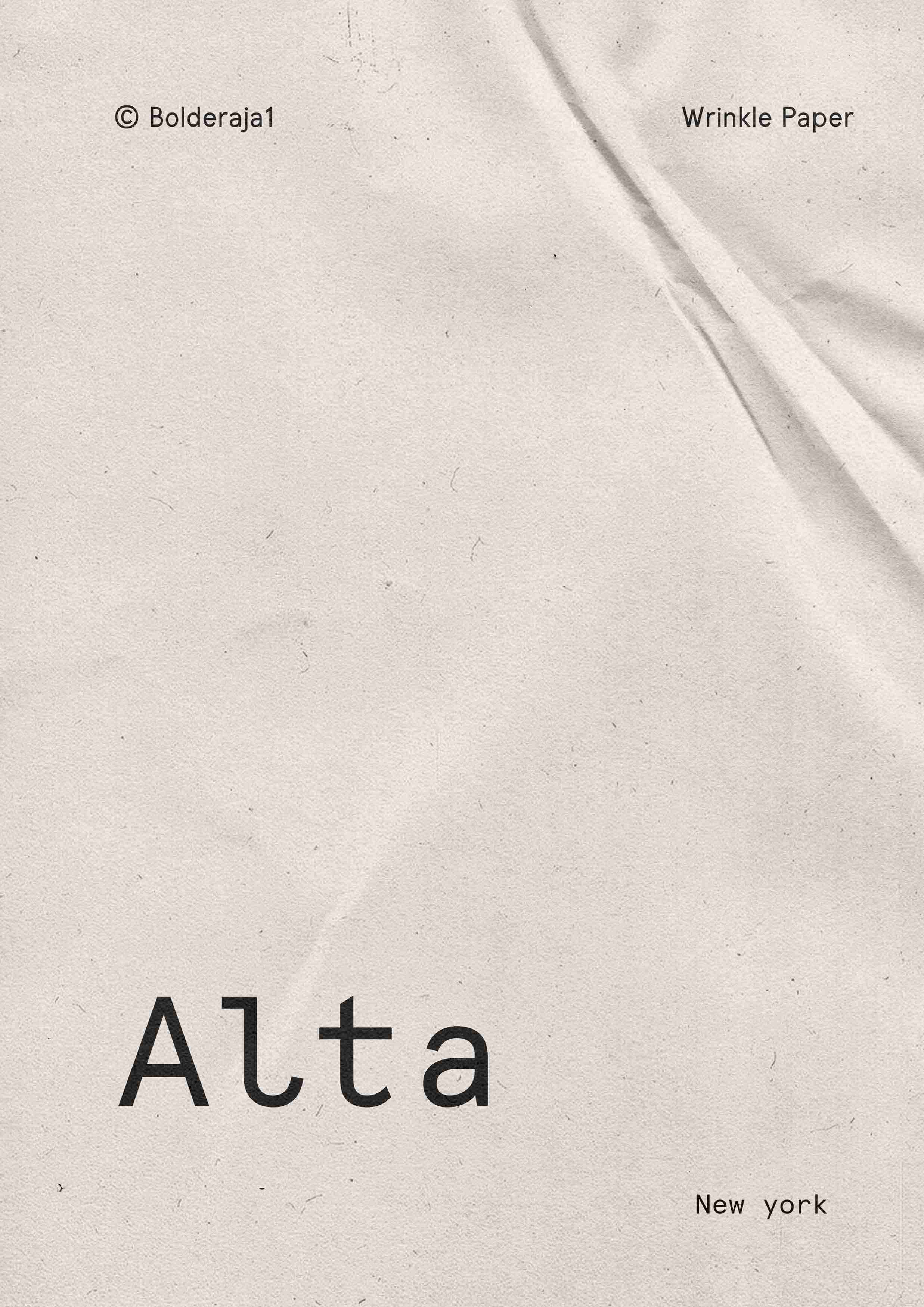 褶皱海报效果ps样机素材