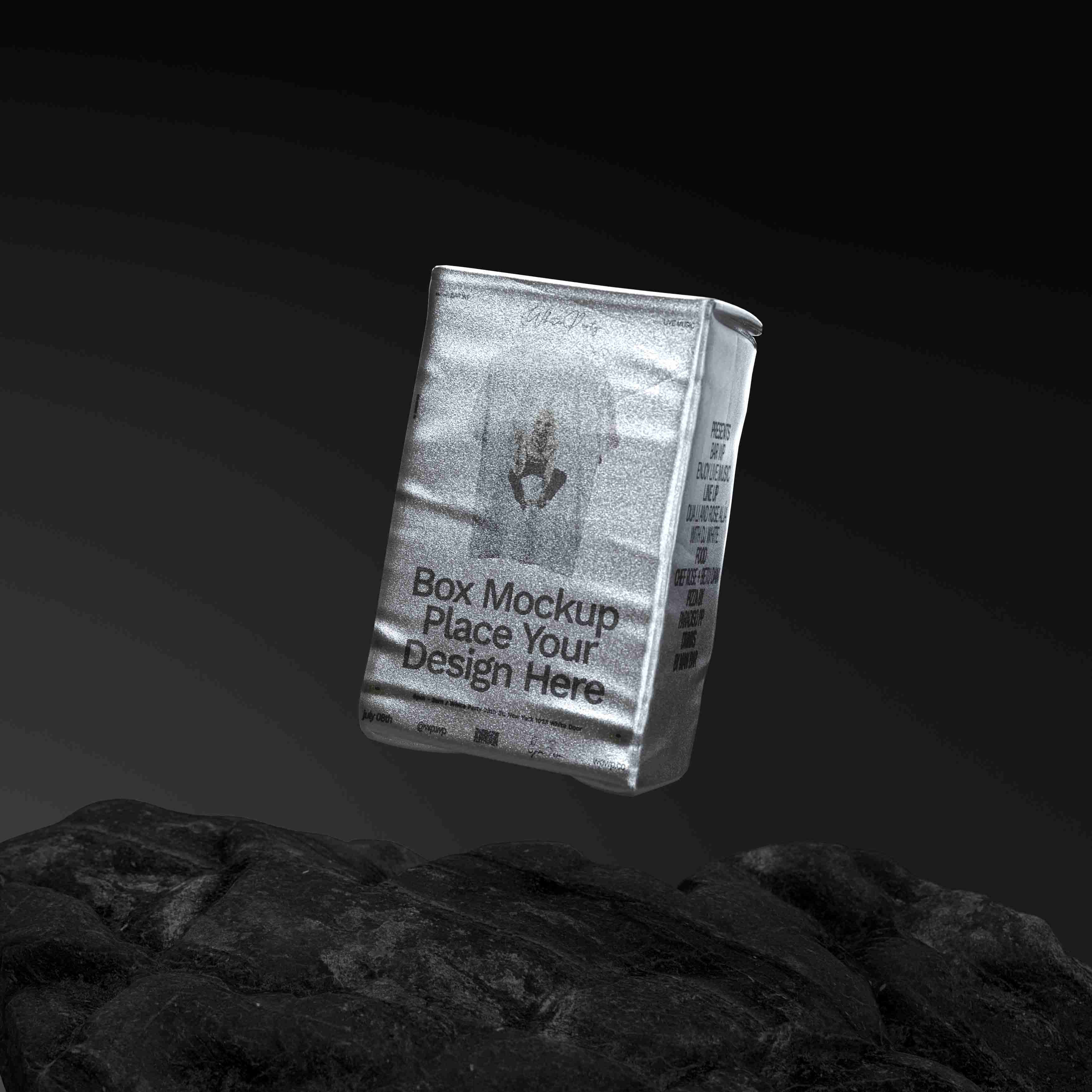 铝箔真空包装psd样机